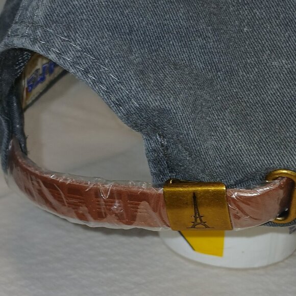 ADAMS FASHION HEADWEAR, "WILD AND FREE " EMBROIDERED GRAY CAP, NWOT - Picture 4 of 8